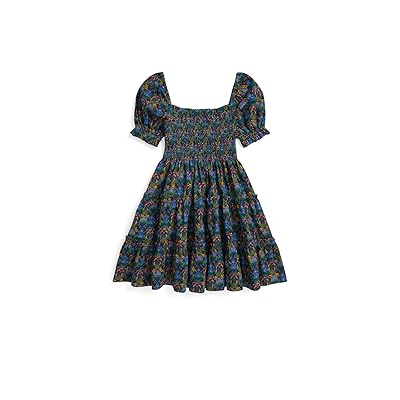 Polo Ralph Lauren Kids Floral Smocked Cotton Jersey Dress (Toddler/Little Kid) Girl