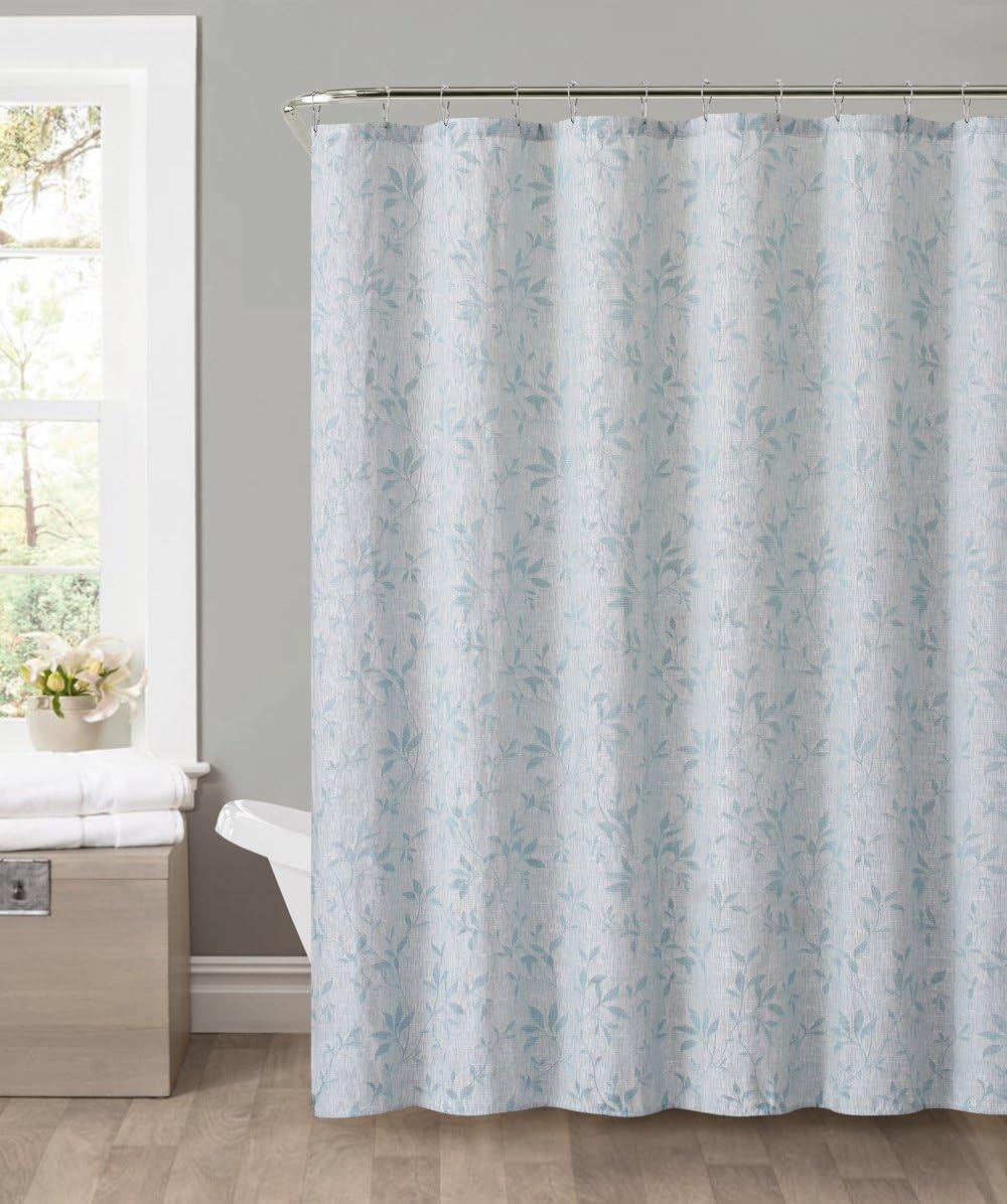 Luxury Home Foles Shower Curtain, Taupe