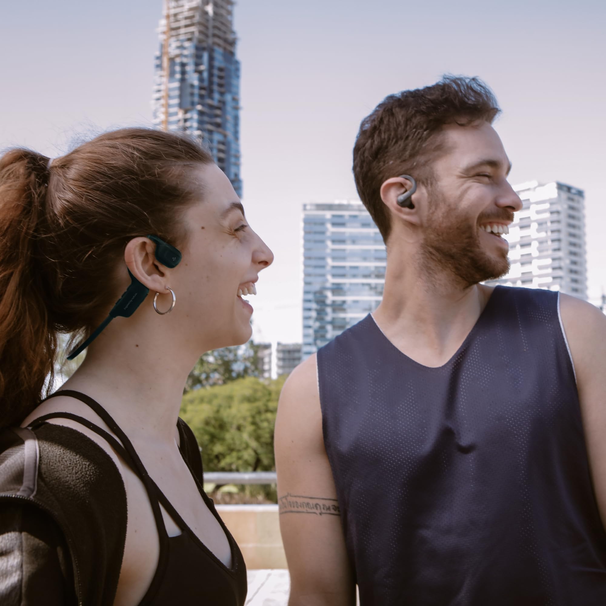 HUNE Brisa Ace Headphones Air Driving, Bluetooth 5.3, Open Ear, IPX4, 17h Autonomy, Quick Charge, Recycled Plastic — view 7
