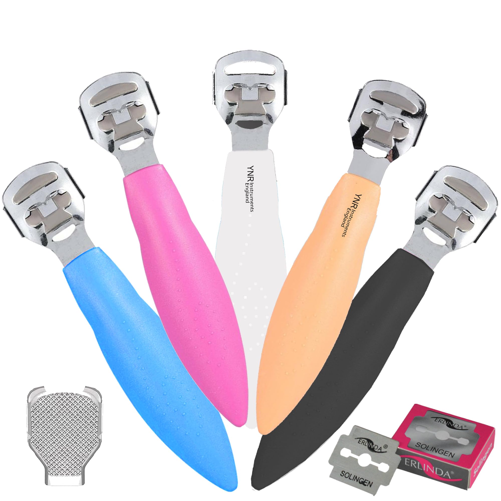 YNR Callus Remover for Feet, Foot File Corn & Callus Remover, Pedicure Tool Includes 10 Replacement Heads - Image 3