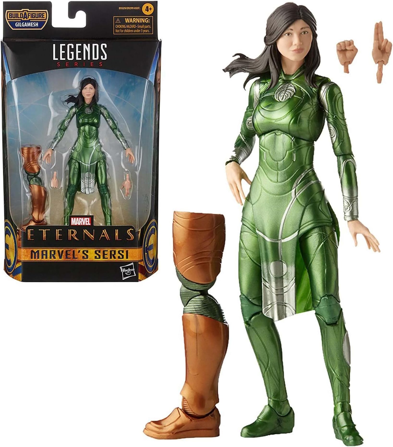 Hasbro Legends Series The Eternals 15 cm Action Figure Toy Marvel’s Sersi, Includes 2 Accessories, Ages 4 and Up