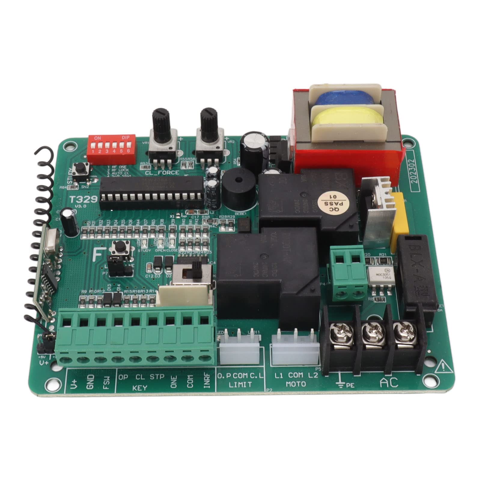 Tablero de Control del Motor de la Puerta, Tablero de Control del Motor de la Puerta Deslizante Sensible 220V para Garaje