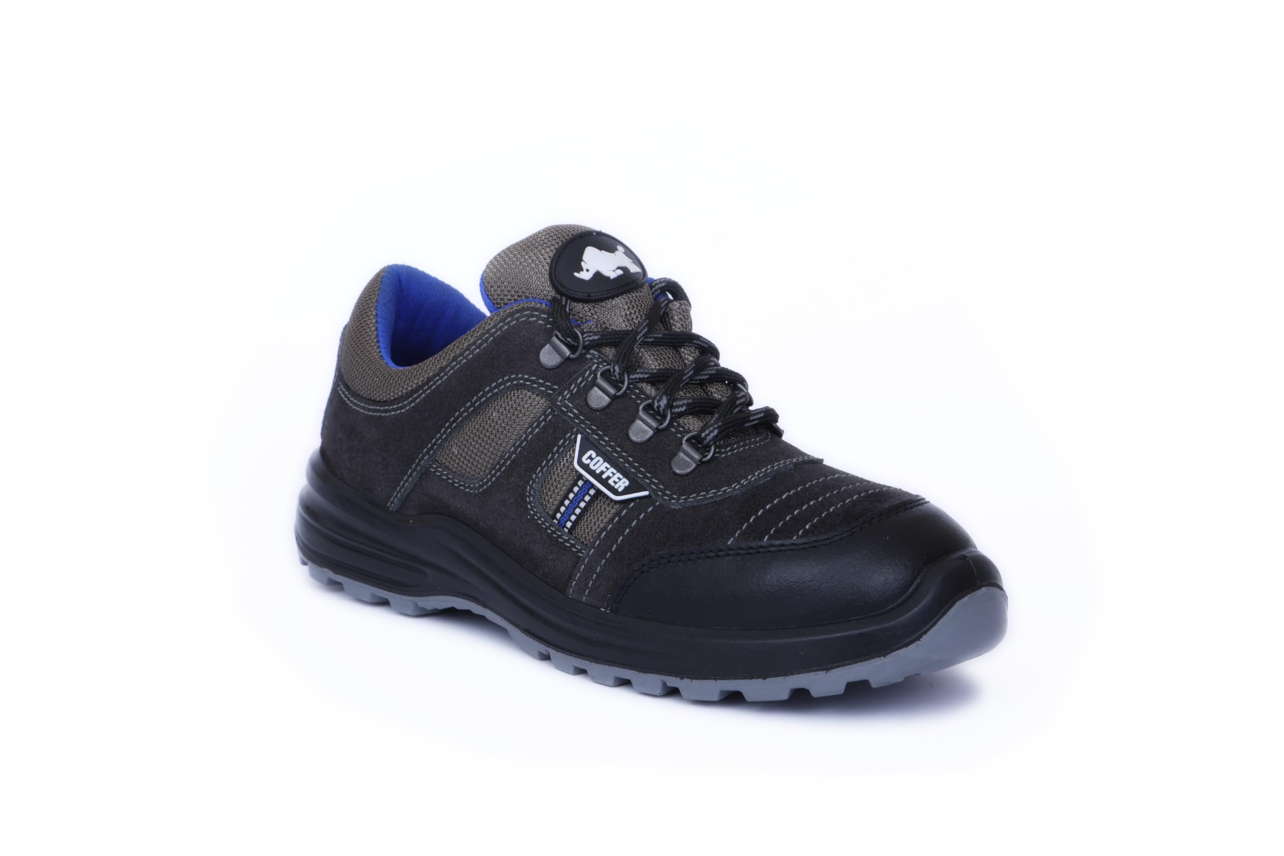 Men's Dark Grey Steel Toe Safety Shoe 1007-image-24