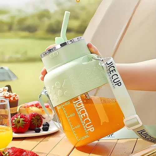 Miniatura 4 de Honitra Licuadora portátil, 27.1 fl oz, licuadora portátil inalámbrica y recargable, con correa desmontable, jugos de frutas y verduras, batidos de