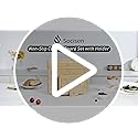 5 Packs Bamboo Cutting Board Set with Non Slip Feet Holder and Over Sink Nice Solid Thick Wood Juice Groove Chopping Board Small Big Xl XXl xlarge Oversized Kitchen Counter Organic Vegetable Meat Kit