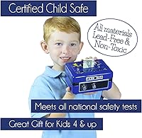 Vista 4 de My Bambino Caja de efectivo personalizada para niños con nombre (rojo) Regalo personalizado para niños