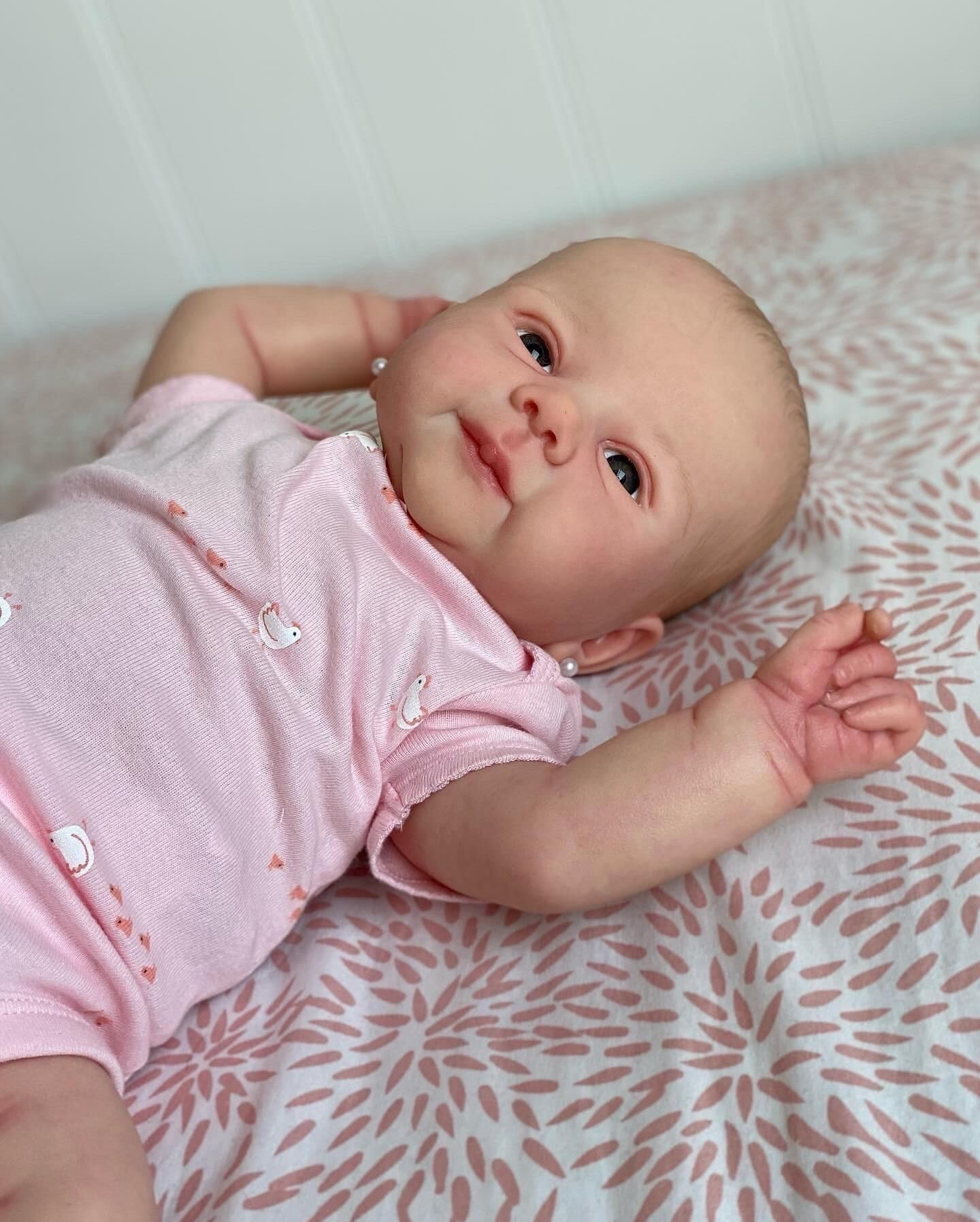 MAIHAO Bambole Reborn Femmina Realistiche Bambola Originali Reborn Sembra un vero Bambino Ragazza con gli occhi Aperti 20 pollici