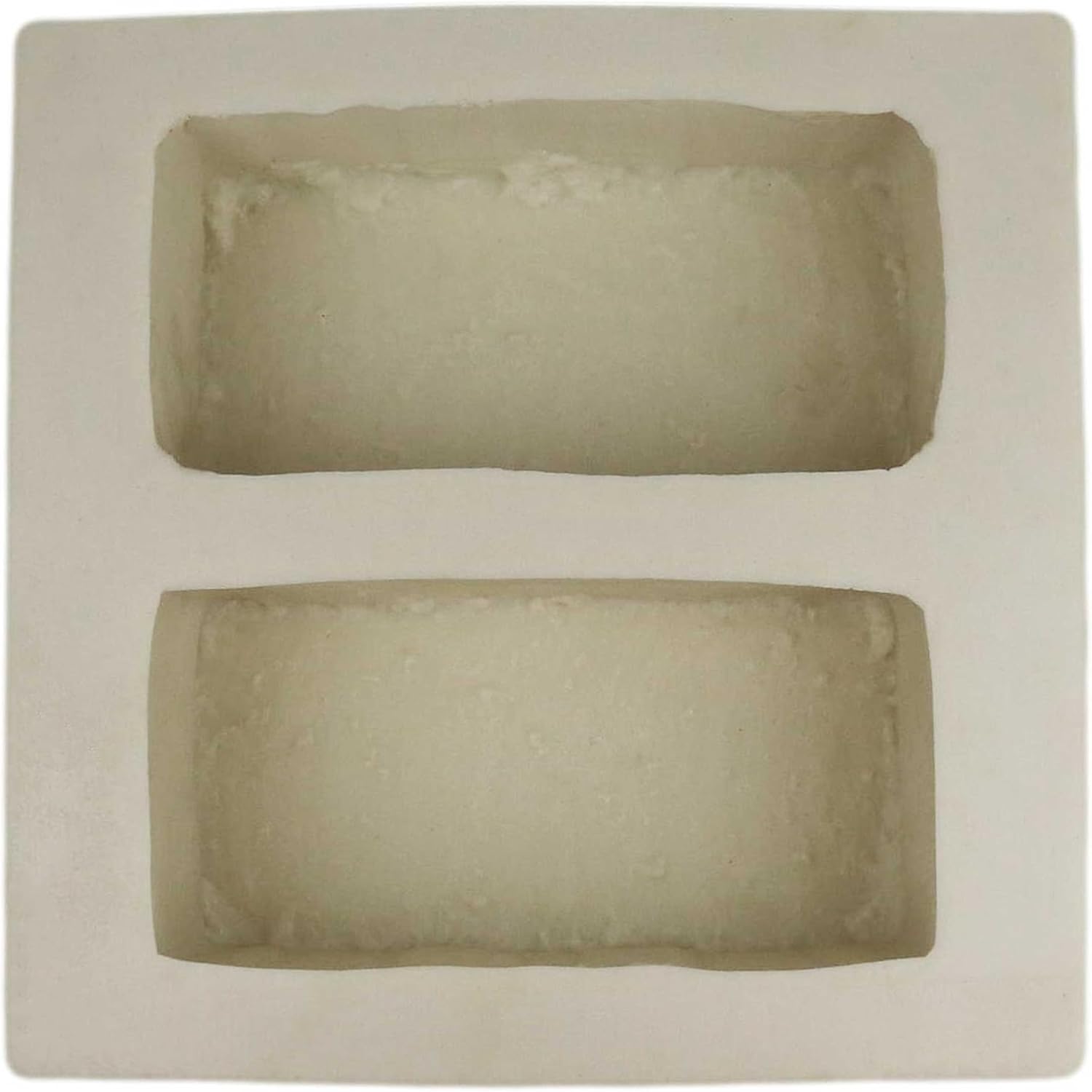Veneer Stone Rubber Molds for Concrete, Old World Brick Pavers, 2-Brick Mold at 9L*4W*3D inches Each, Recycled Material 12*12*4 inches