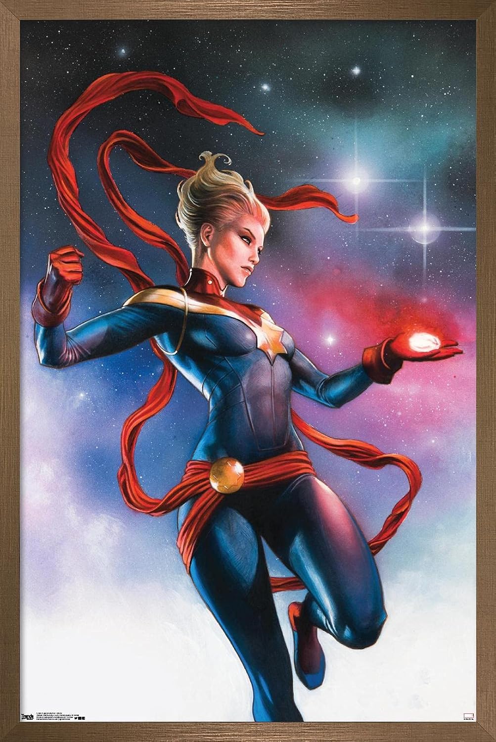 Trends International Marvel Cinematic Universe - Captain Marvel - Stars Wall Poster, 22.375" x 34", Premium Unframed Version