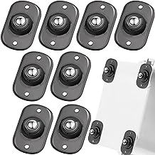Honoson 8 Pcs Self Adhesive Caster Wheels Appliance Rollers Appliance Sliders for Kitchen 360° Swivel Universal Wheel Mini...