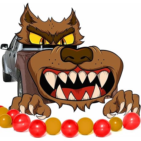 JOYIN Halloween Werewolf Trunk or Treat Car Decorations Kit for SUV Truck