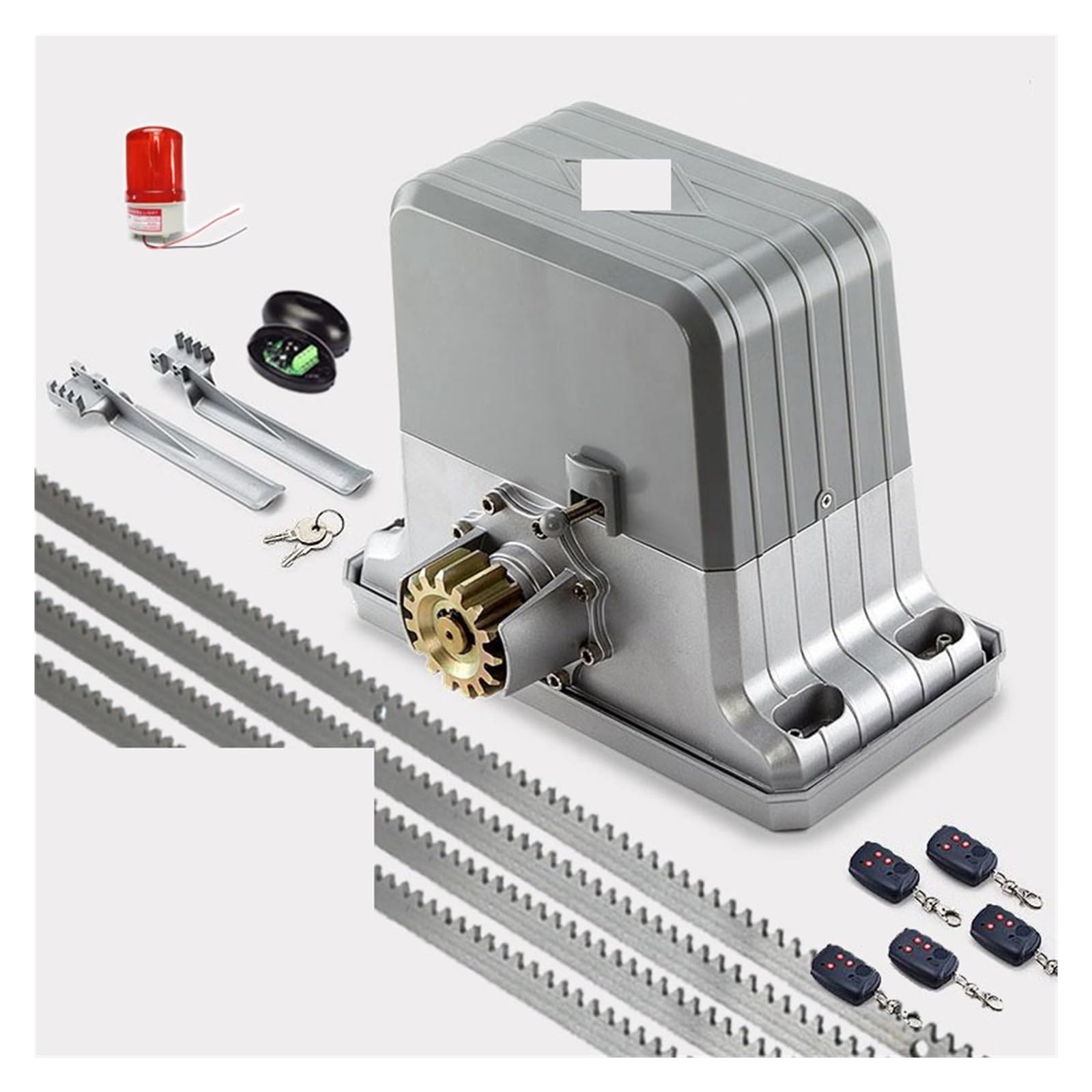 Automatic Gate Opener, 1800KGS Automatic Sliding Gate Operator of AC220V/110V Motor As Door Closer Engine(Sensor,Button,lamp, Optional)(KI8)