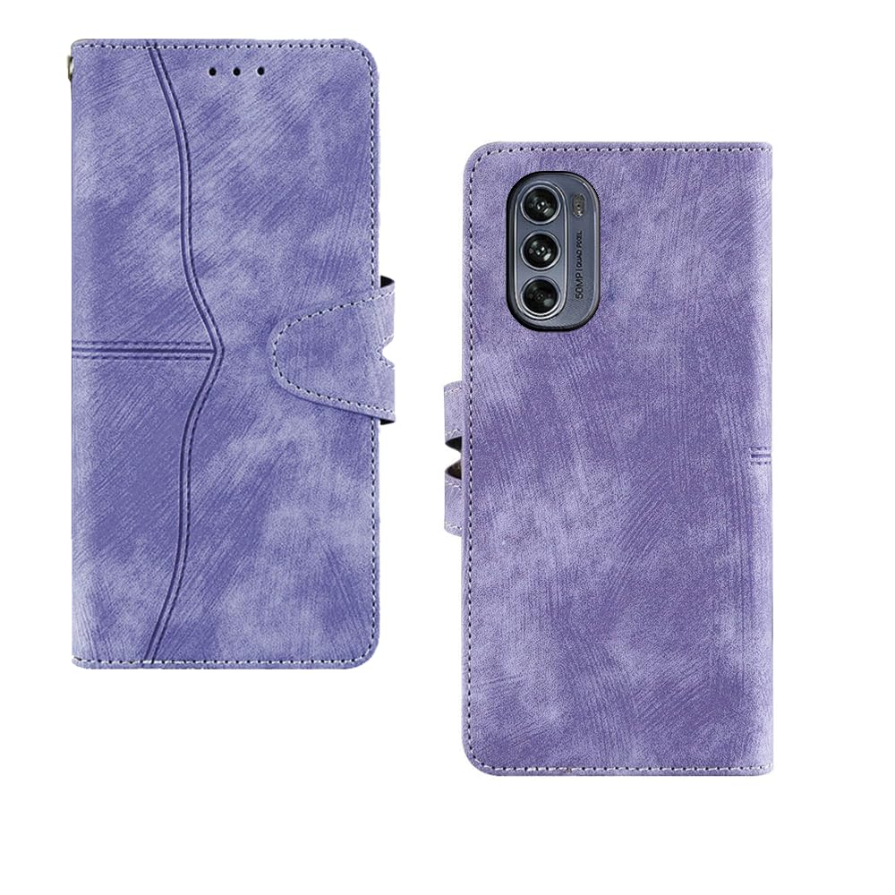 Etechnic Moto G62 5G Flip Case | with Built in RFID Blocking Material | Card Pockets Wallet & Stand | Flip Cover for Moto G62 5G - Purple (B0CCLHX49K) Amazon Price History, Amazon Price Tracker