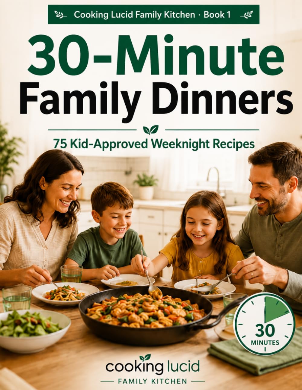 30-Minute Family Dinners: 75 Kid-Approved Weeknight Recipes from Cooking Lucid (Cooking Lucid Family Kitchen)