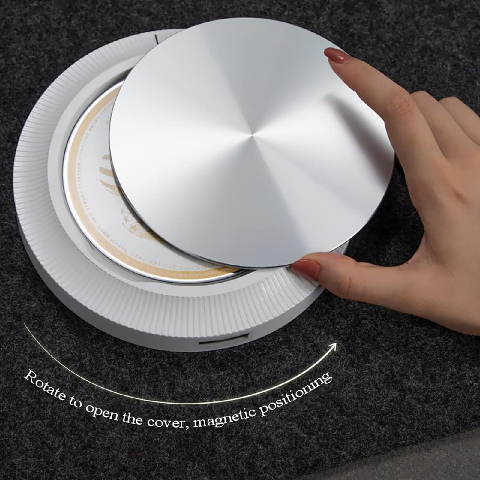 Lettori CD Portatili, Altoparlante CD Ricaricabile Con Porta Per Auricolari Da 3,5 Mm, Batteria Integrata Da 4000 MAh, Effetti Sonori Hi-Fi E Supporto Bluetooth/vari Tipi Di CD, Per Auto, Casa