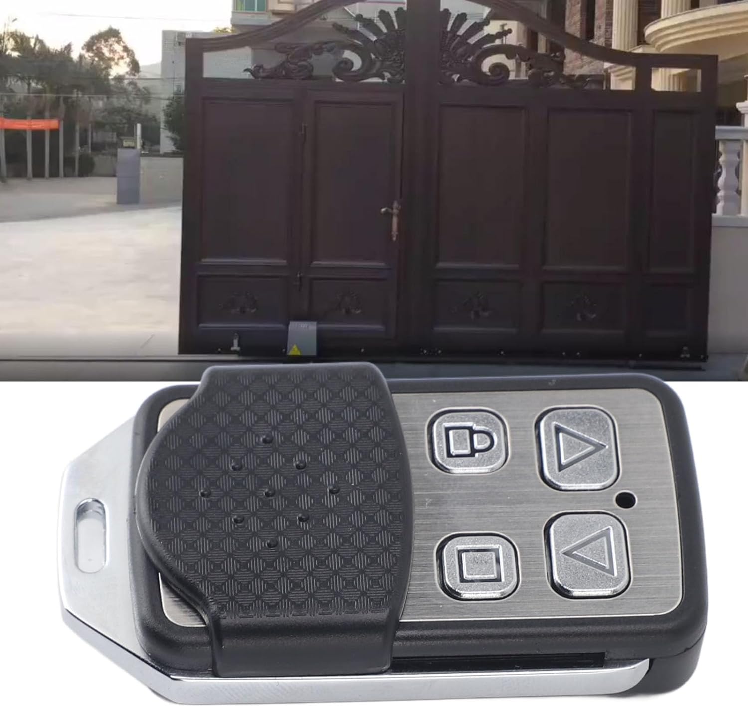 Automatic Door Remote Control Learning Code Controller for Swing Gate, Garage with Simple Operation, Signal, Compact Design for Motor, Shops, Splayed Door Opener,