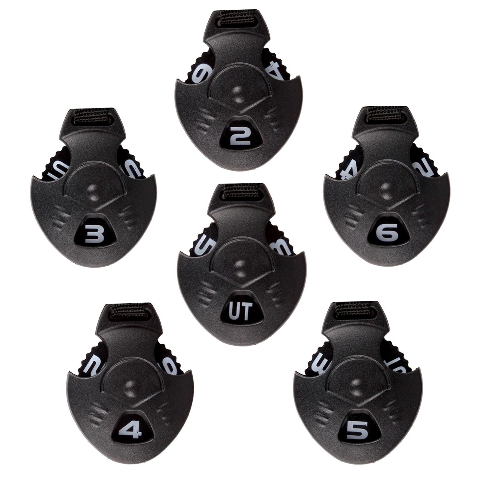 Andux Lot de 4 housses de tête de club de golf 460 cc en polyuréthane pour bois de parcours et hybrides MT/MG79