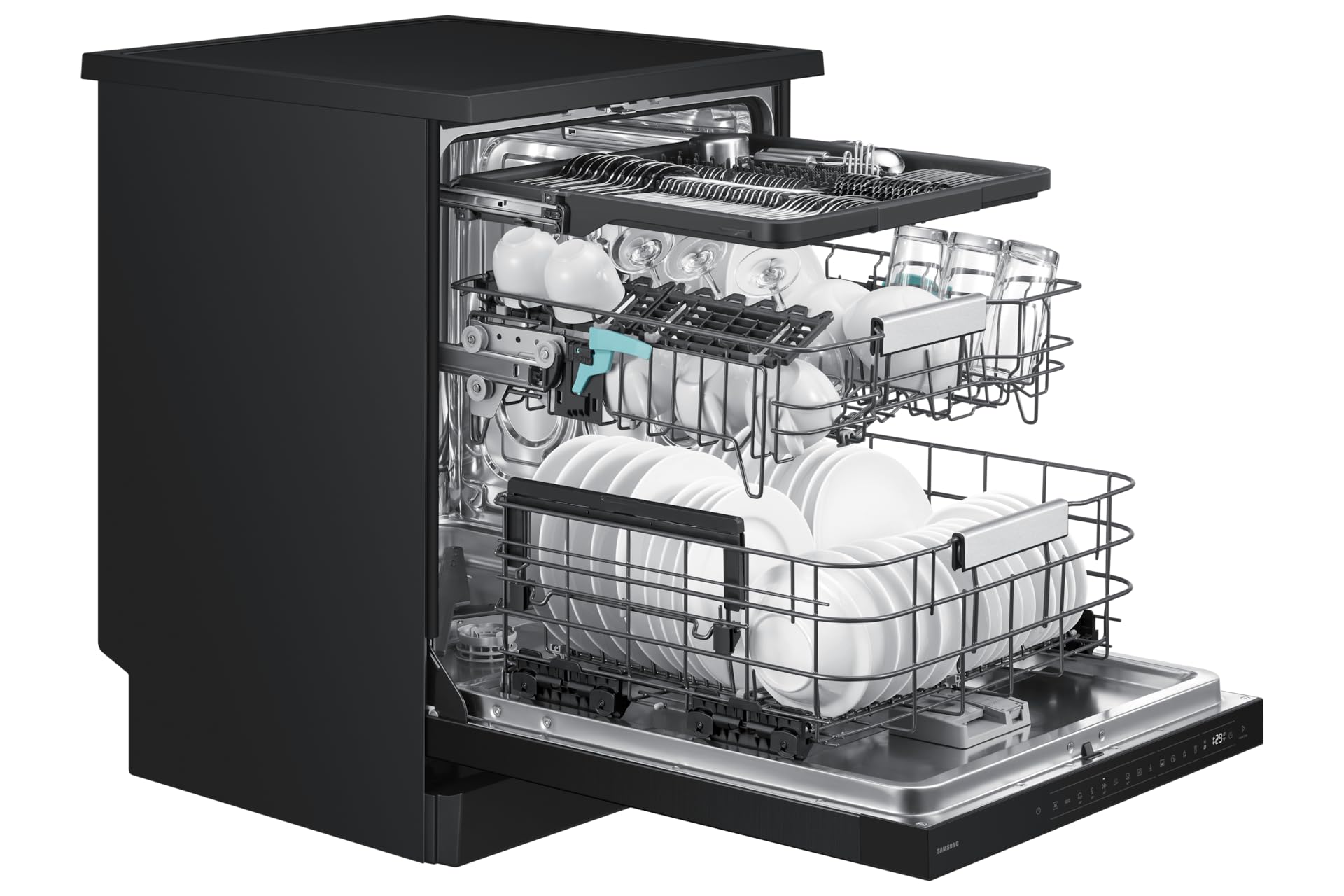 Lave-vaisselle Samsung 14 couverts Wi-Fi Anthracite brossé - DW80H73YAFFU1