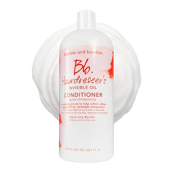 Bumble and bumble. Hairdressers Invisible Oil Hydrating Conditioner | Anti Frizz, Adds Shine, Color Safe | For All Curly, Wavy, Straight Hair Types | With Coconut, Grapeseed + Argan Oil