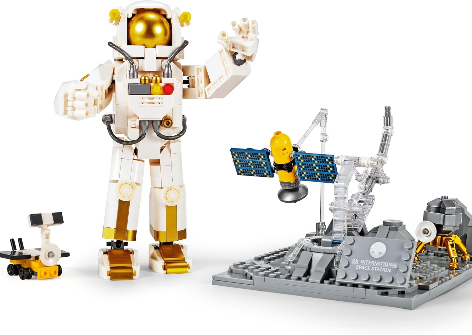 SEMKY Space Series Astronaut MOC Building Blocks Jamaica Ubuy