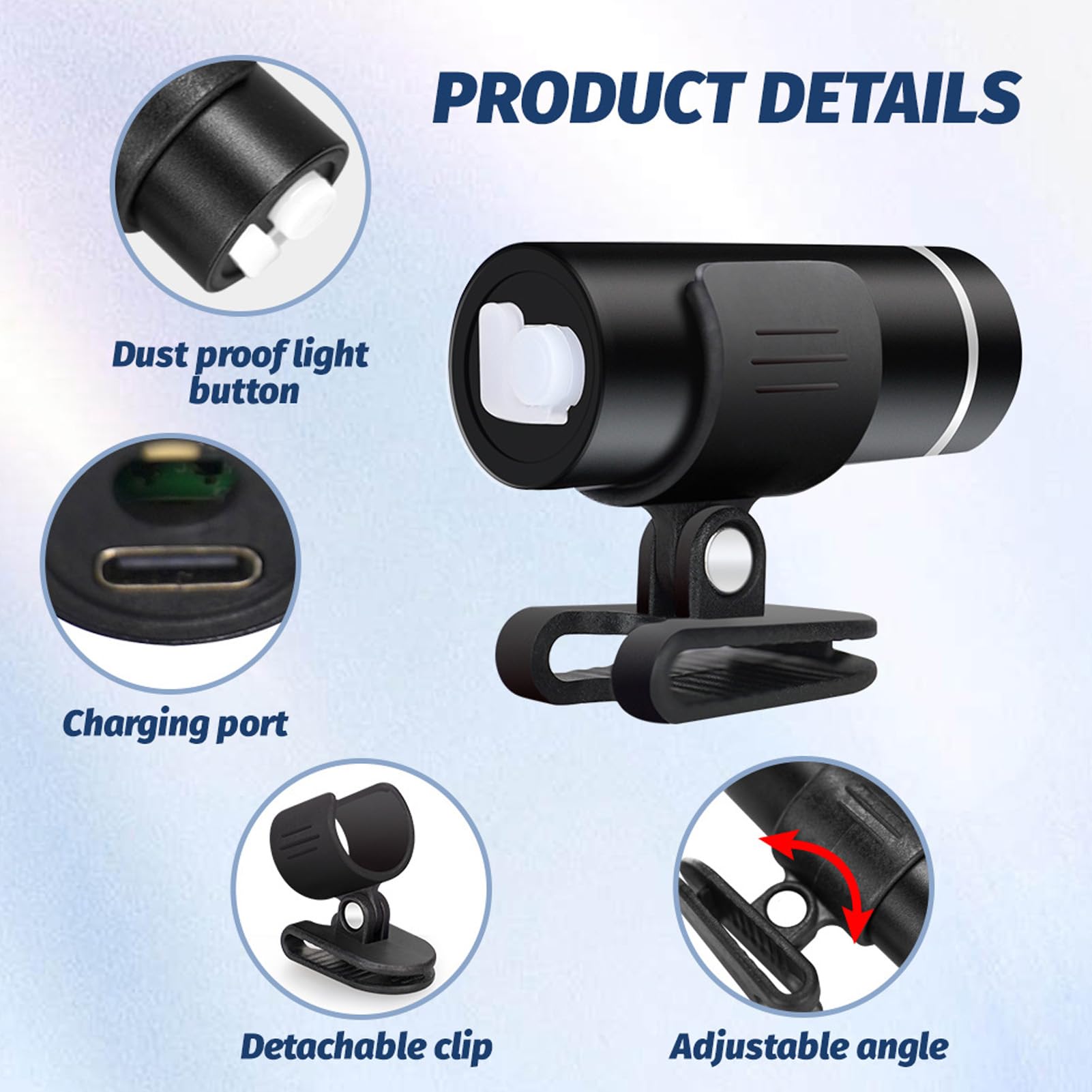 Phares à Clipser Sur Chaussures – 2 Pièces, étanches IPX5, 3 Modes Lumineux, Pour Running Ou Marche Nocturne