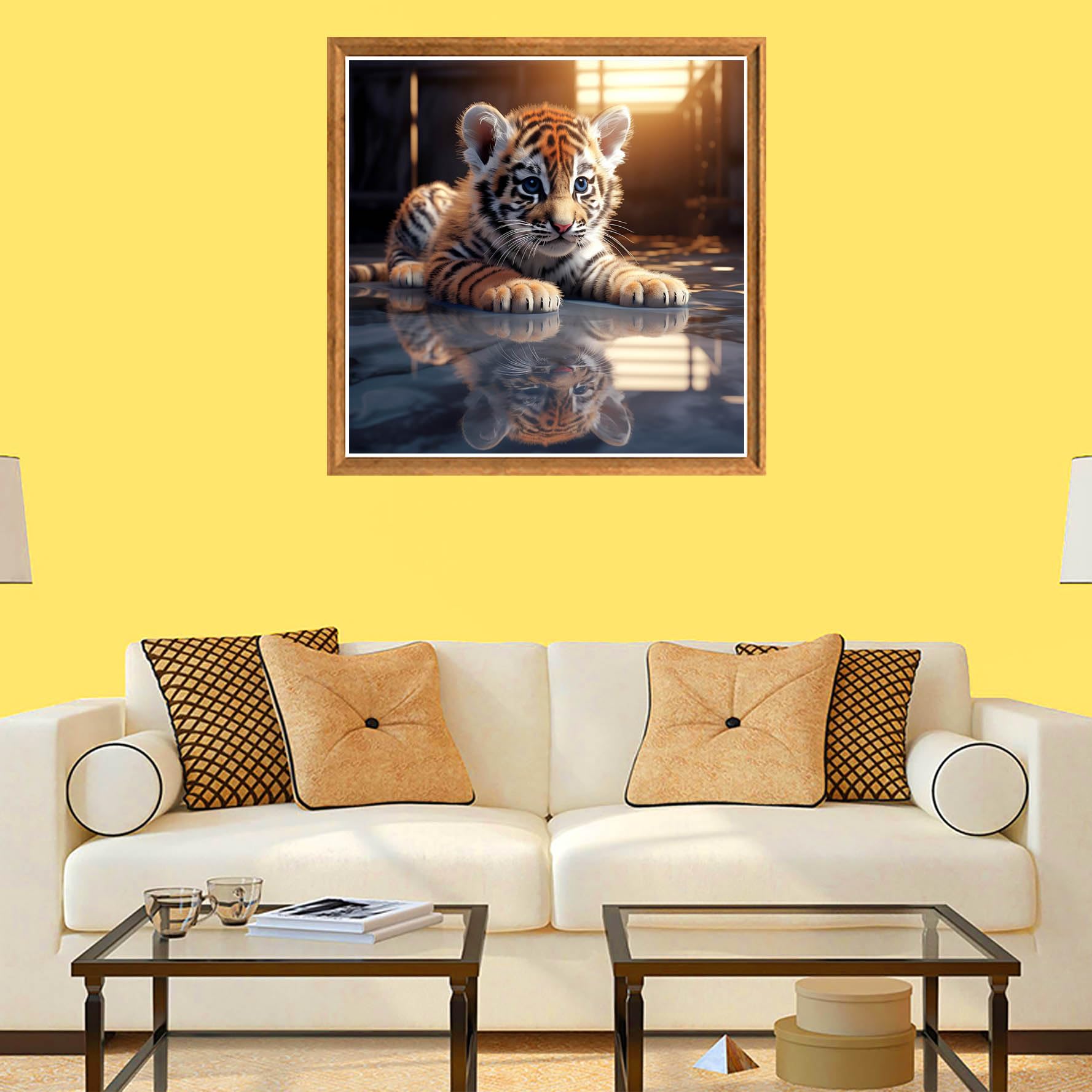 Kit DIAMOND DOTZ® Bébé Tigre – Kit De Broderie Diamant – Diamond Painting