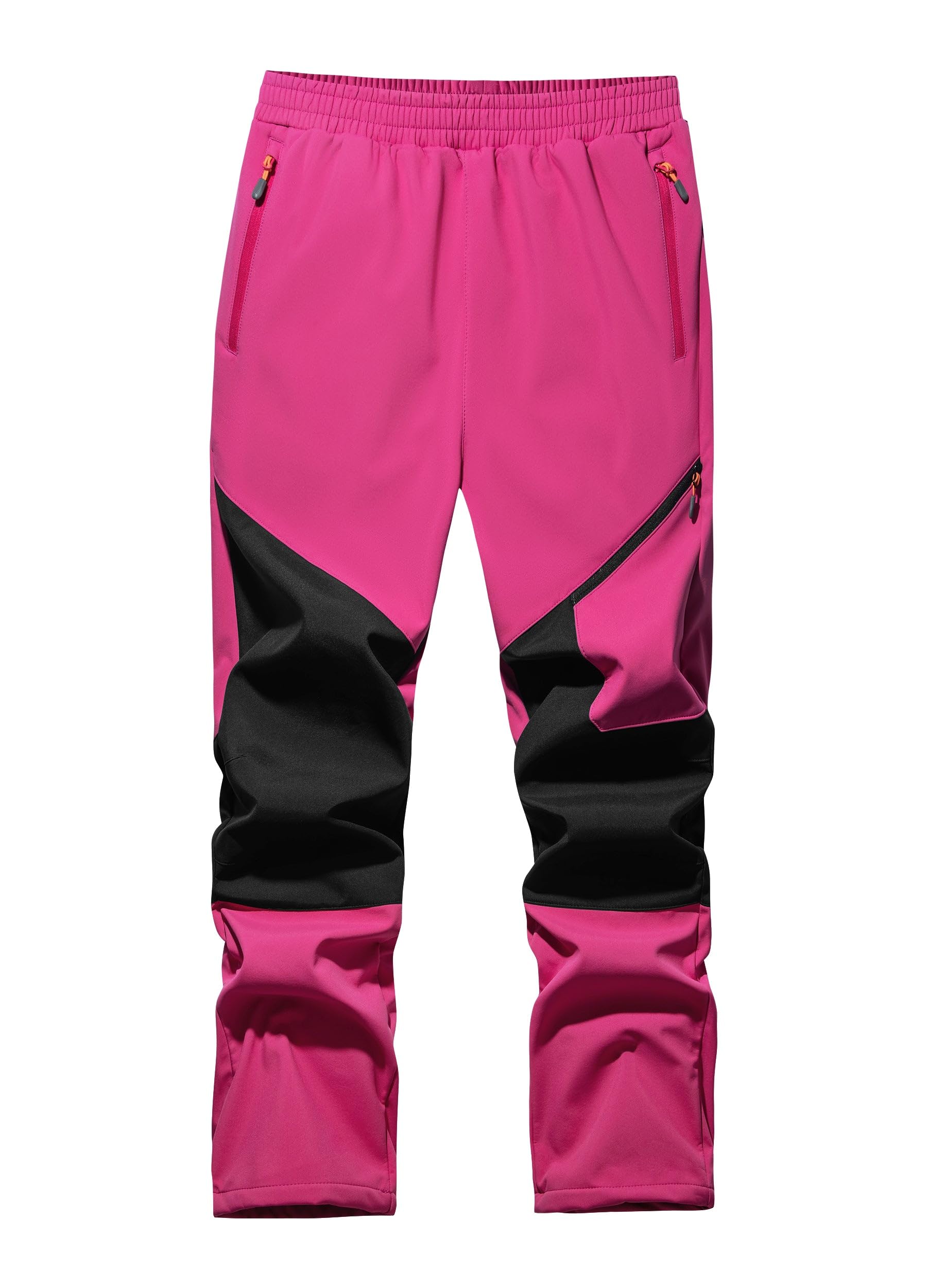 WILLIT Pantaloni termici per bambini, imbottiti, per bambini, invernali, impermeabili, antivento, con 3 tasche
