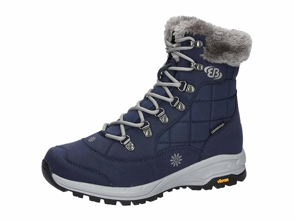 Brütting Damen Himalaya Winterstiefel, Marine Grau, 39EU