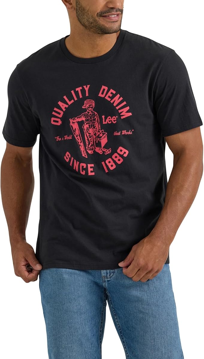Lee Camiseta gráfica de manga corta para hombre