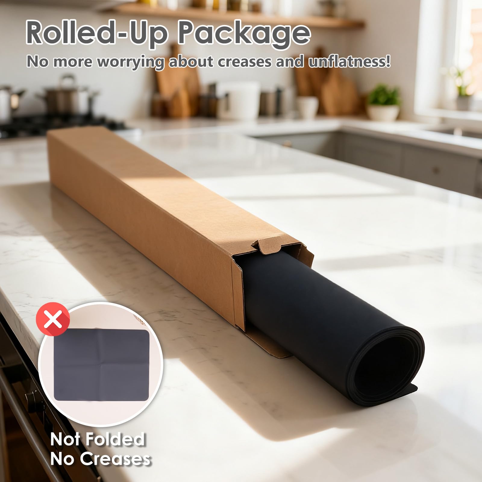 Grand 92x61cm Tapis en Silicone Pour Resine Tapis de Table Silicone