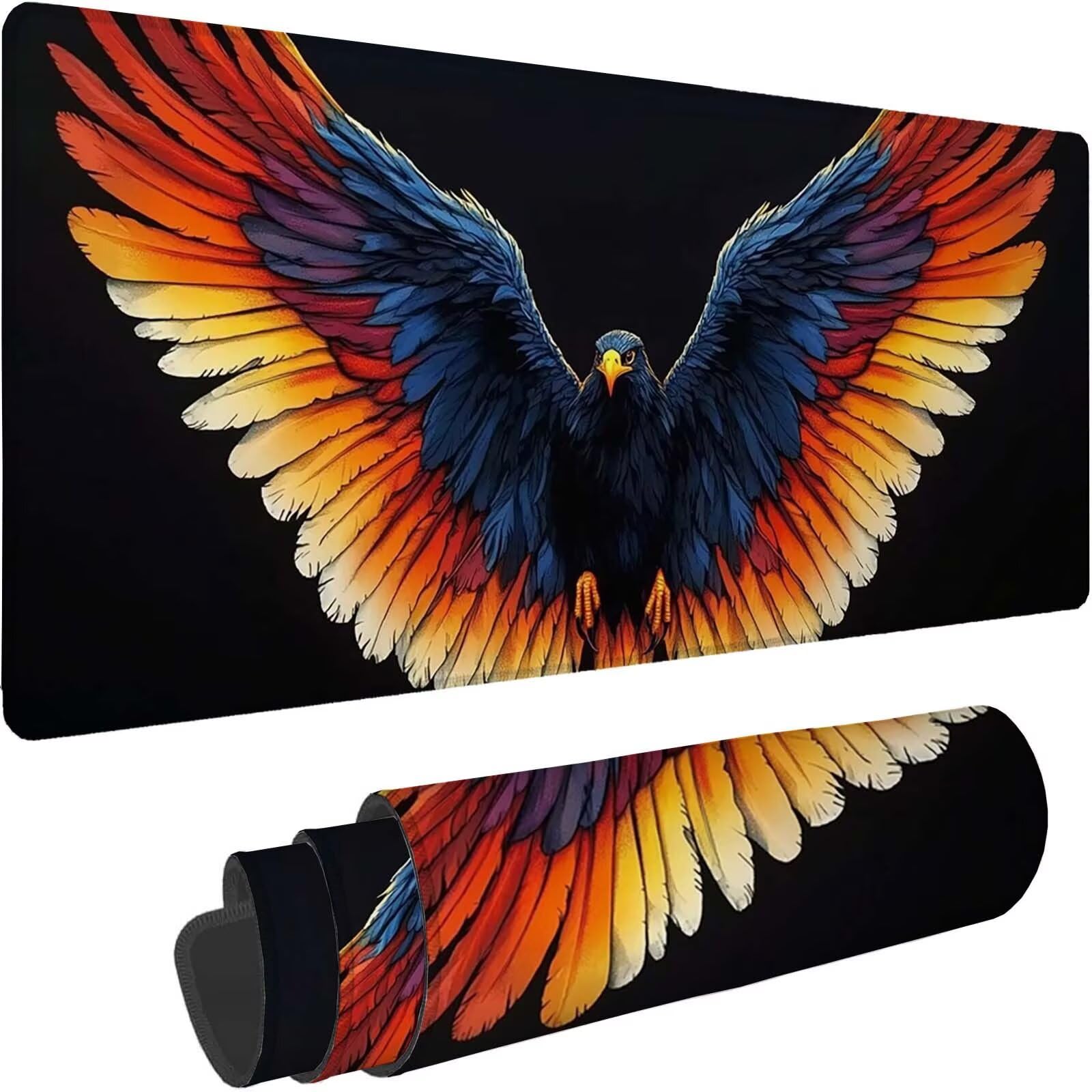Tappetino Mouse 900x450mm | Superficie Ultra-Liscia | nero 0-z296