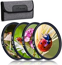 JJC 77mm Close-Up Filter Kit Macro Lens Filter (+2,+4,+8,+10) 4 Pieces/Set with Lens Filters Pouch for Canon Nikon Sony Pentax Olympus Fuji DSLR Camera