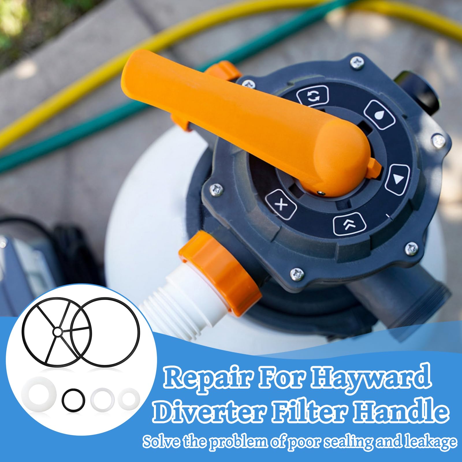 Guarnizione Super Pump di ricambio per Hayward Go Kit compatibile con i modelli SP1600, SP2600