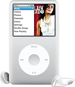 M4 Compatible appleiPod Classic 160 GB Silver Packaged in Plain White Box