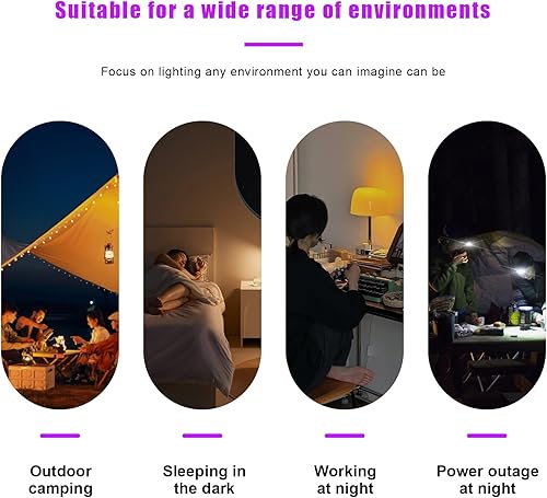 Miniatura 6 de Sylvil 4 luces LED USB para el interior del automóvil, con interfaz automotriz USB enchufable, lámparas nocturnas de carga, mini luz LED para