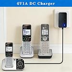 6V 1A AC/DC Adaptateur d'alimentation, Remplacement du moniteur de pression artérielle Omron 5, 7, 10 Series, Hem-ADPTW5, AT&T Vtech S0051V0600040 chargeur