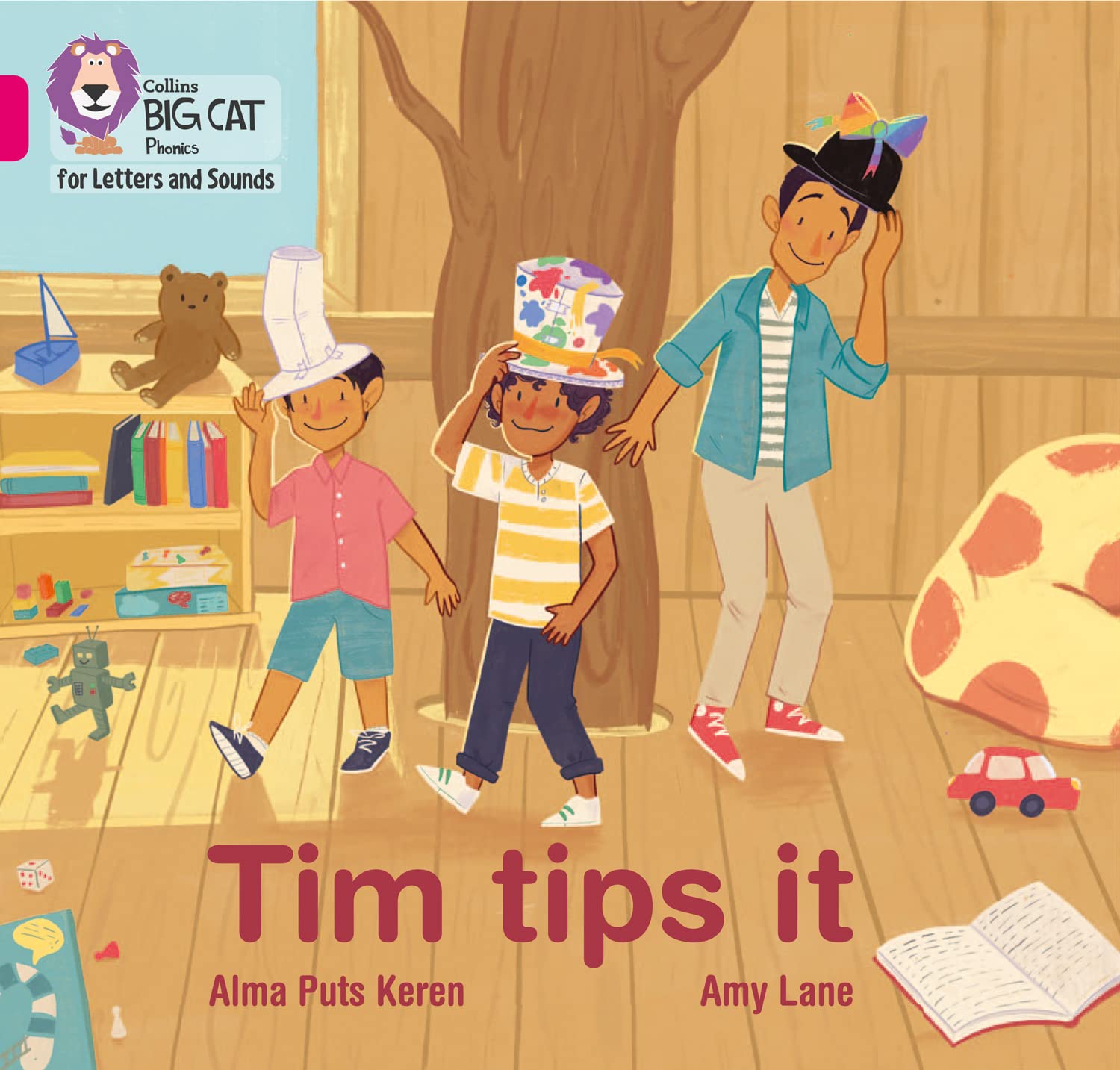 Tim tips it: Band 01A/Pink A (Collins Big Cat Phonics for Letters and Sounds)