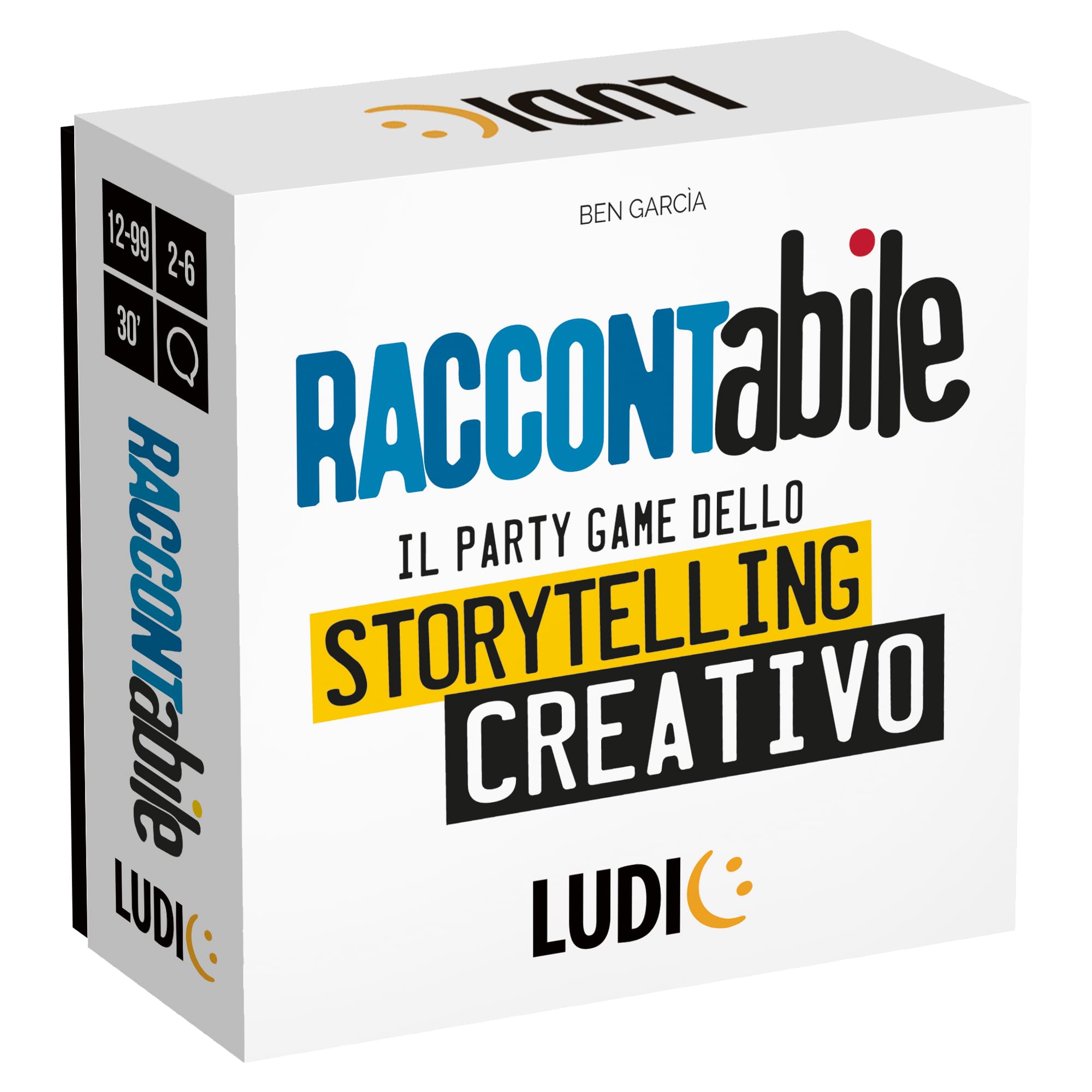 Ludic RaccontAbile – The Party Game of Creative Storytelling – Party Game 2–6 Players, Ages 12+, A Game of Linguistic Creativity for the Whole Family – Made In Italy