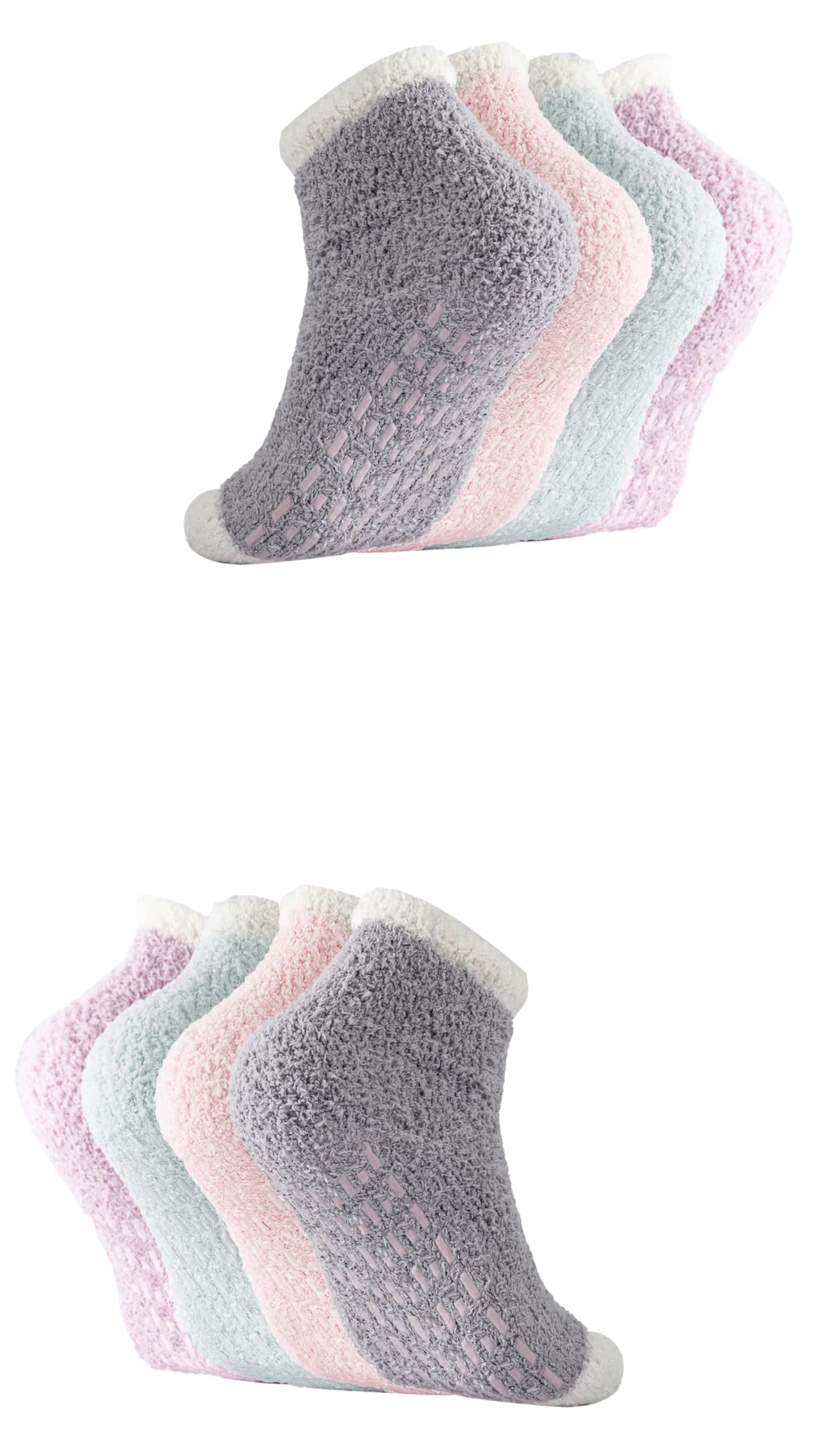 Sweet sevenWomen's Non-Slip Hospital Grip Socks - Comfortable Slipper Socks with Grips