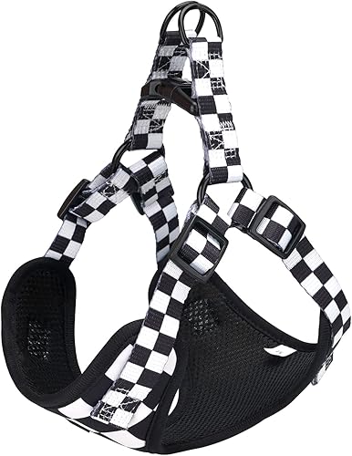 Miniatura 10 de Jack & Bully Arnés para perro, chaleco sin tirones, de neopreno ajustable, suave con malla transpirable, para todo tipo de clima, bulldog francés