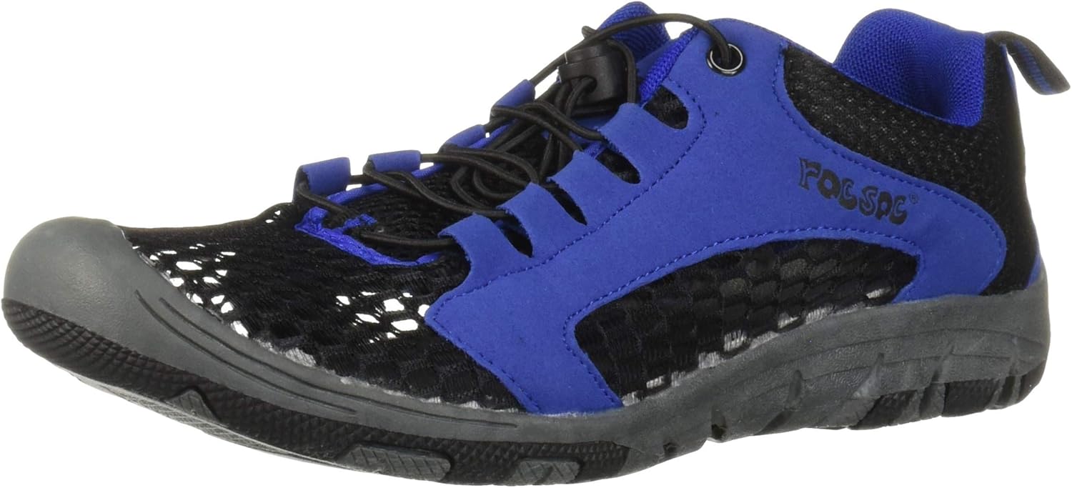 RocSoc Men's Quick Dry Open Mesh Water Shoe Drainage Hole Barefoot Beach Walking Swimming Surf Aqua Sports Yoga Exercise