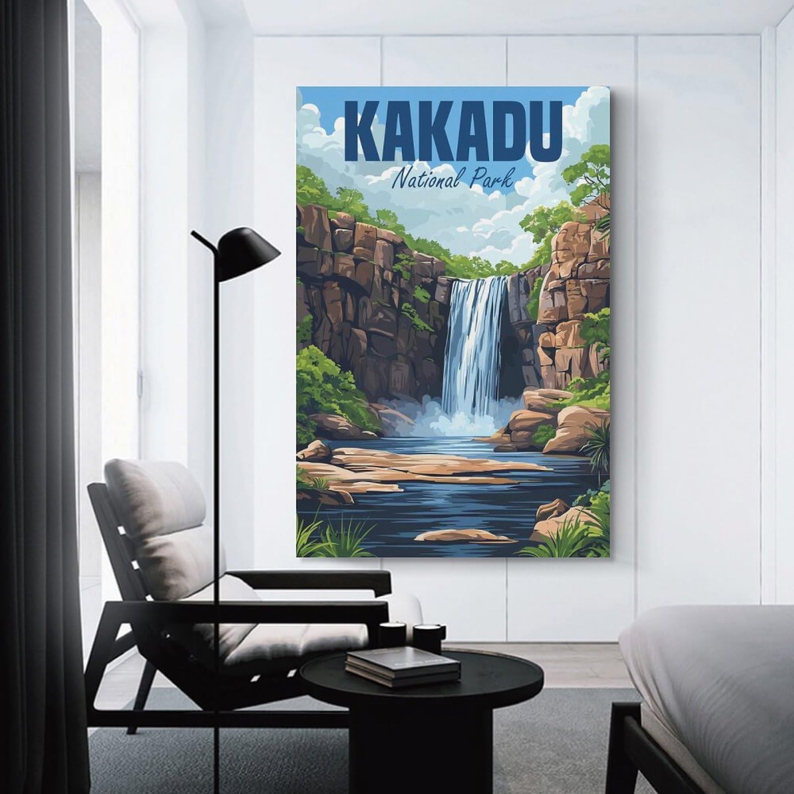 Junmoney Wall Art Print Kakadu National Park, 20x30inch(50x75cm), for Hallway, Bedroom Or Modern Interiors, Thoughtful Wall Decor for Art Lovers