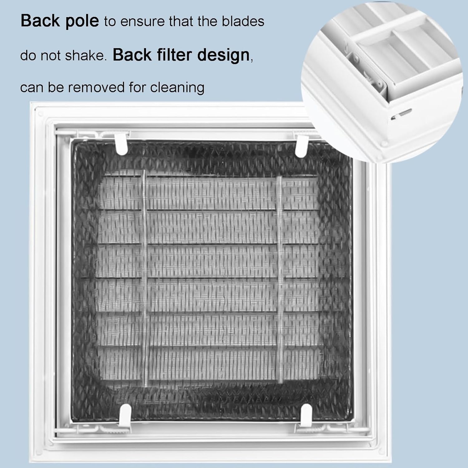 Esta Rejilla Lineal de Aluminio para la Salida de Aire de Retorno (23,62 x 7,87 Pulgadas) con Filtro de Malla extraíble es Ideal para Sistemas de Pared y Techo, y Ofrece una solución eficien