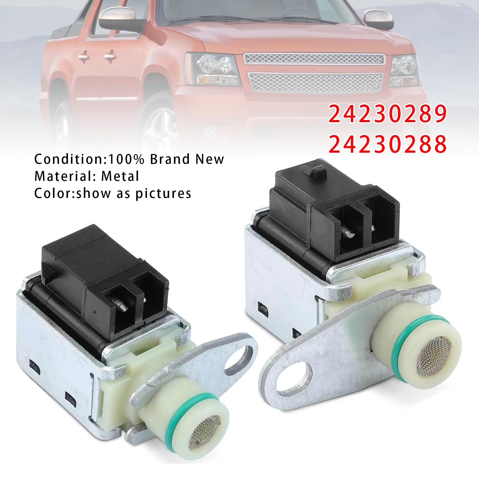 1-2 & 2-3 Shift Solenoid 24230289 24230288 Für Chevrolet Silverado 3500 Express 2500 Tahoe C1500