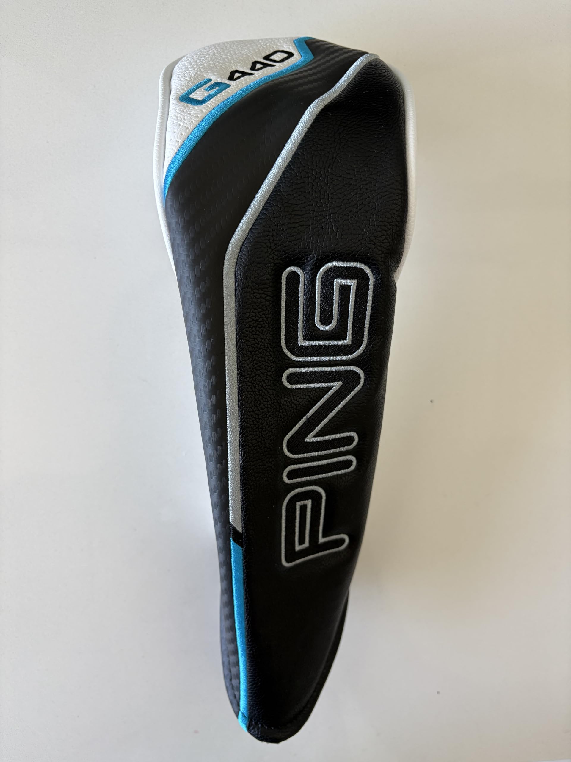 New PING G440 Black/Blue/White Wood Headcover w/Adjustable Tag # - 2025 Model