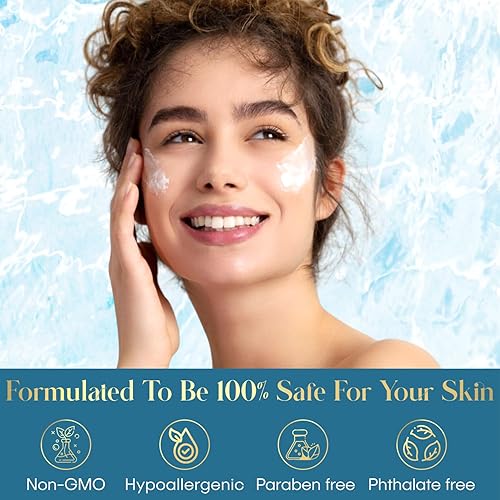 Miniatura 19 de Hidratante de colágeno y vitamina C – Ilumina la piel, reduce las líneas finas y las arrugas – Antienvejecimiento, dermatológicamente probado