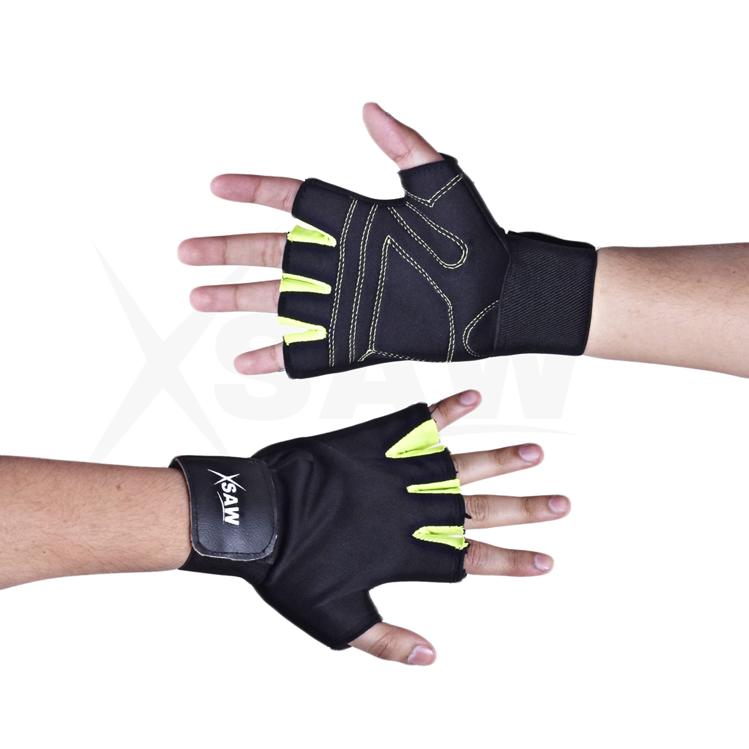 XSAW Gym Gloves for Men and Women with Wrist Support Band for Weight Lifting and Exercise