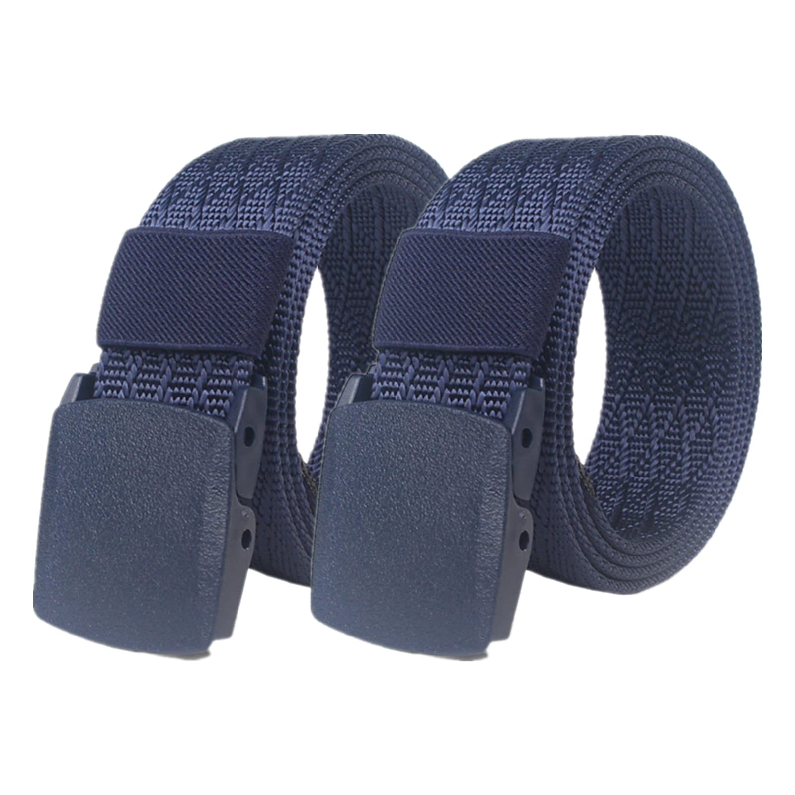 Cintas de nylon Cinturón táctico de nailon de 2 rayas for hombre, cinturón for exteriores