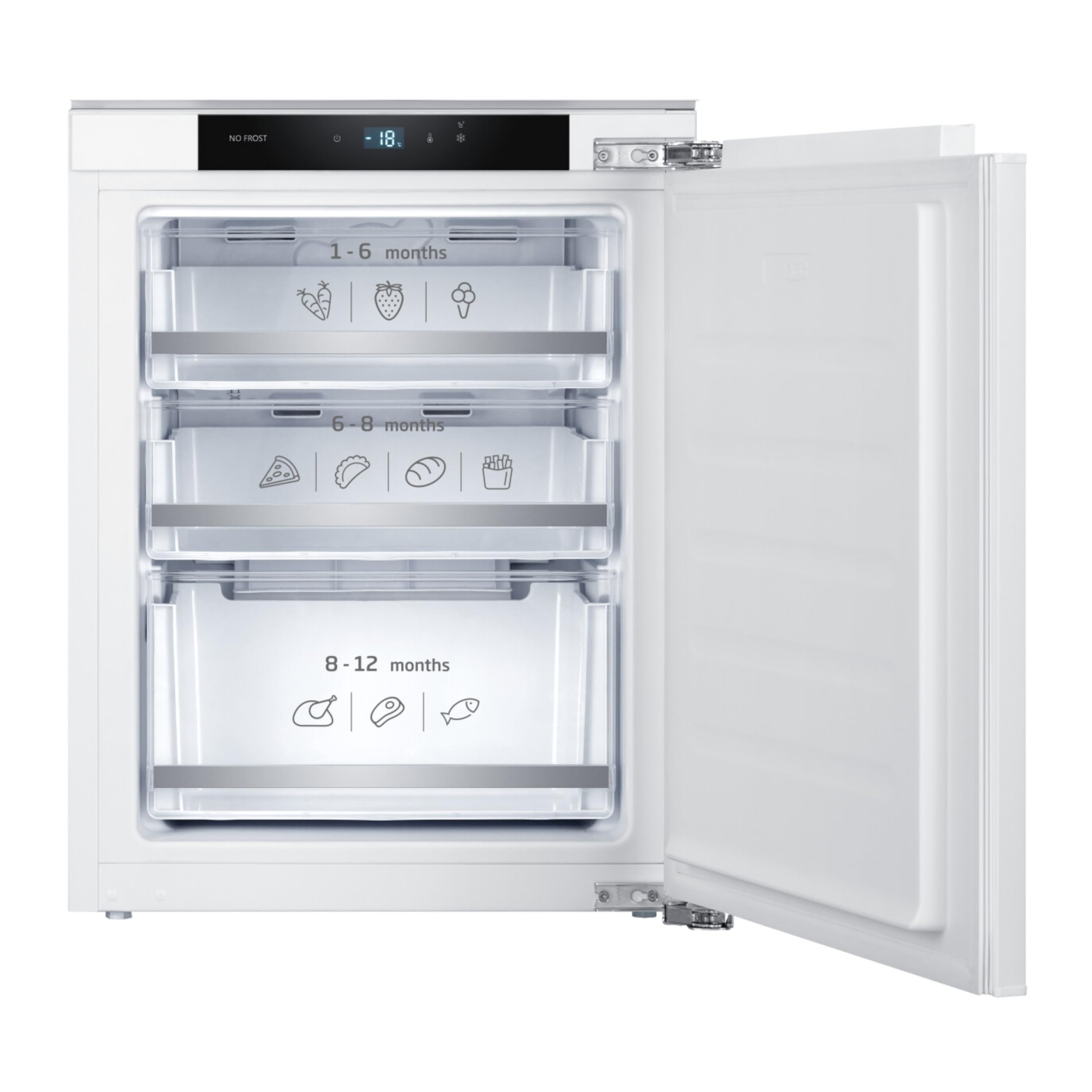 Amica EGSX 321 210 Gefrierschrank, 712 mm Nische, Festtür-Technik, Energieeffizienzklasse D