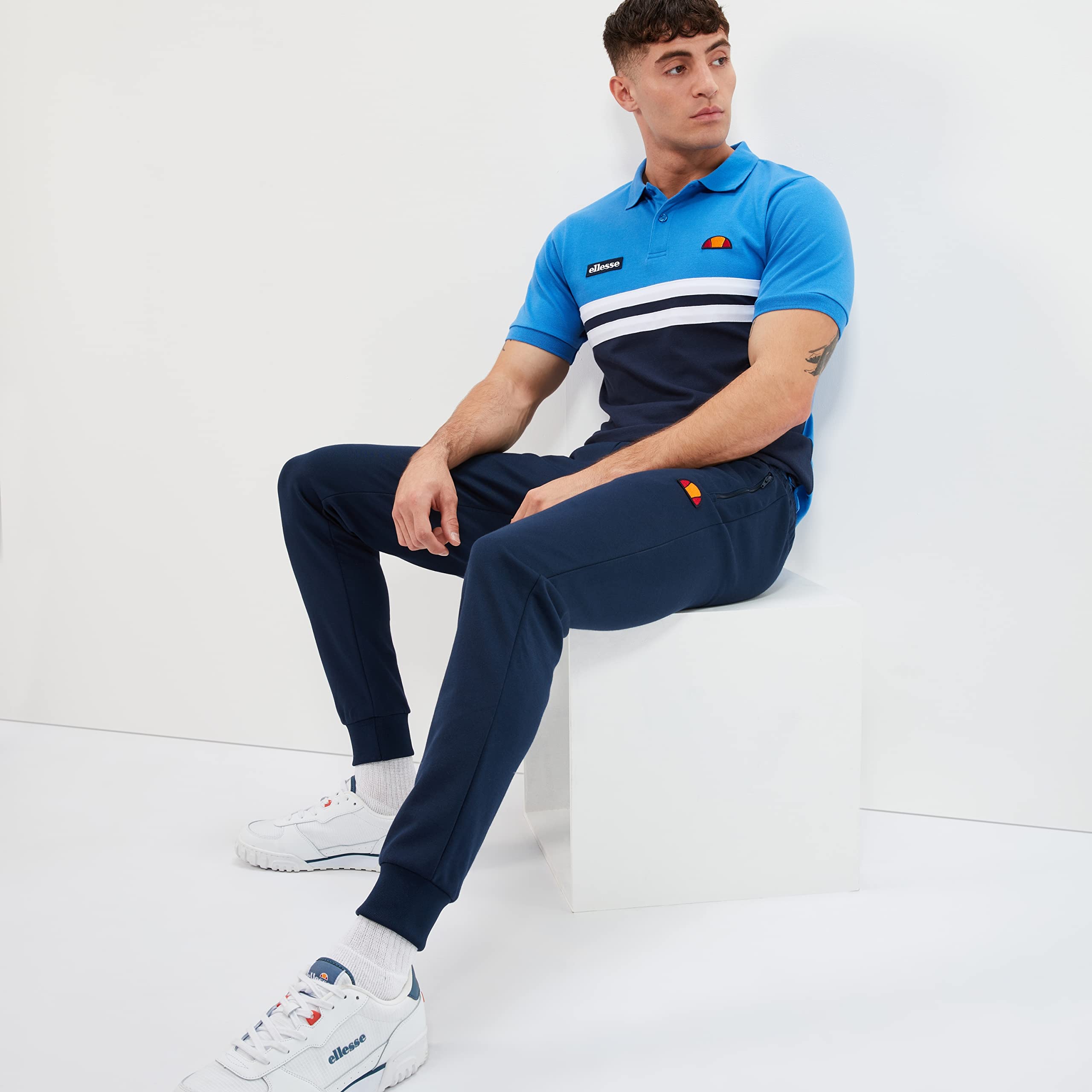 ellesse Bertoni Track Pant Navy 3XL